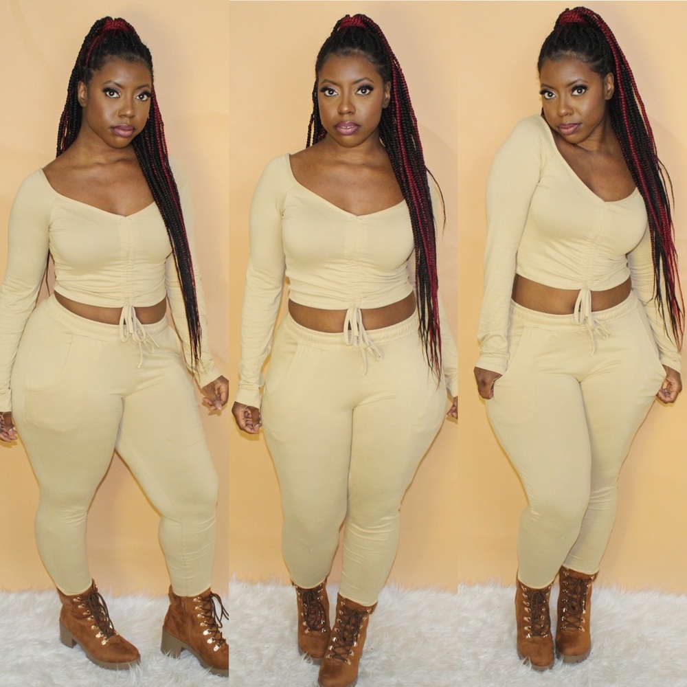 Drawstring Legging Set